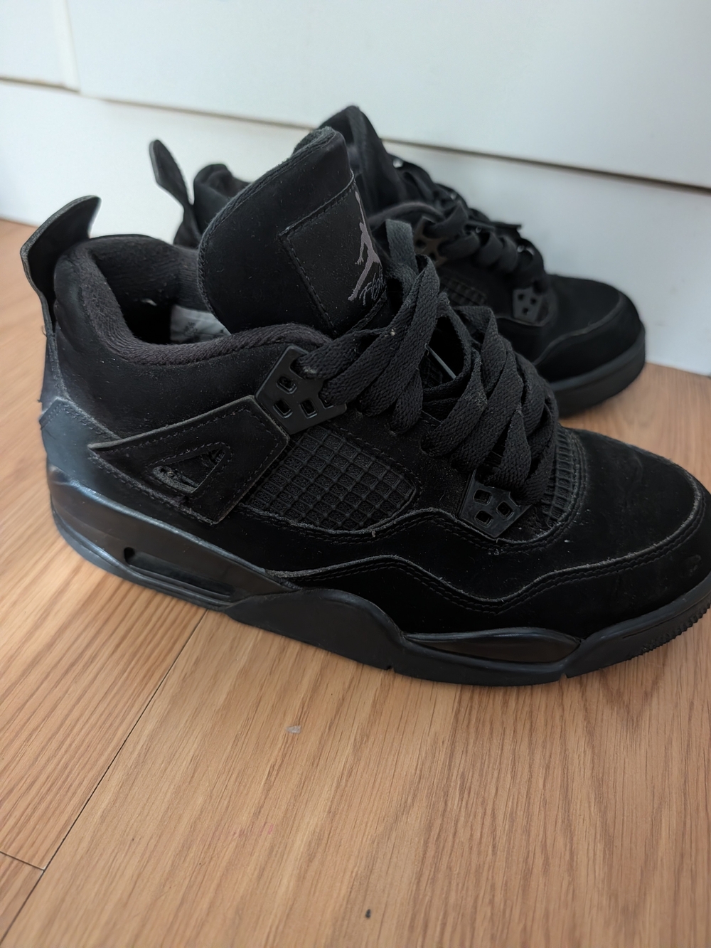 Nike All-Black Men's Retro Basketball Sneakers